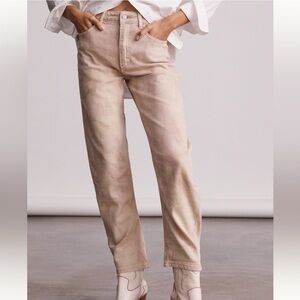 Anthropologie Pilcro The Bow Boyfriend Jeans Tiedye Size 30